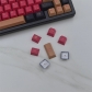 GMK Red Samurai 104+25 PBT Dye-subbed Keycaps Set Cherry Profile for MX Switches Mechanical Gaming Keyboard